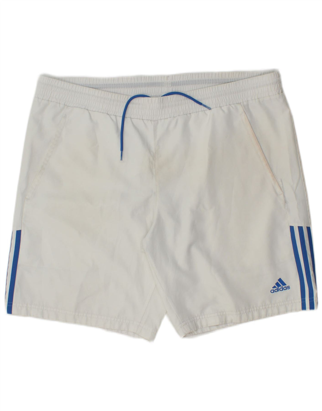 Adidas Herren Sportshorts, groß, aus weißem Polyester