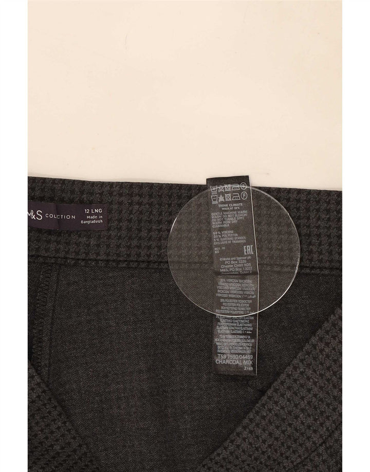 Marks & Spencer Damen Freizeithose UK 12 Medium W30 L31 Grau