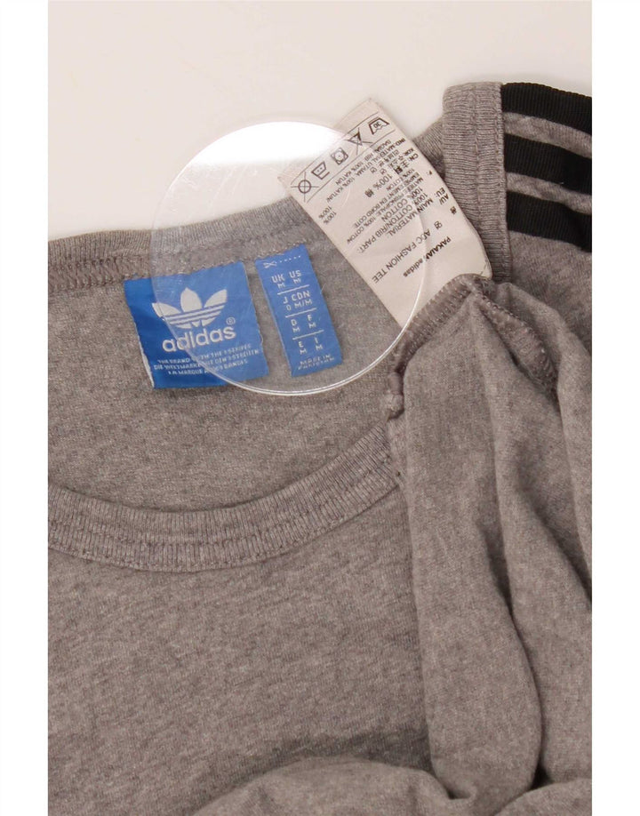 Adidas Herren T-Shirt Top mittelgraue Baumwolle