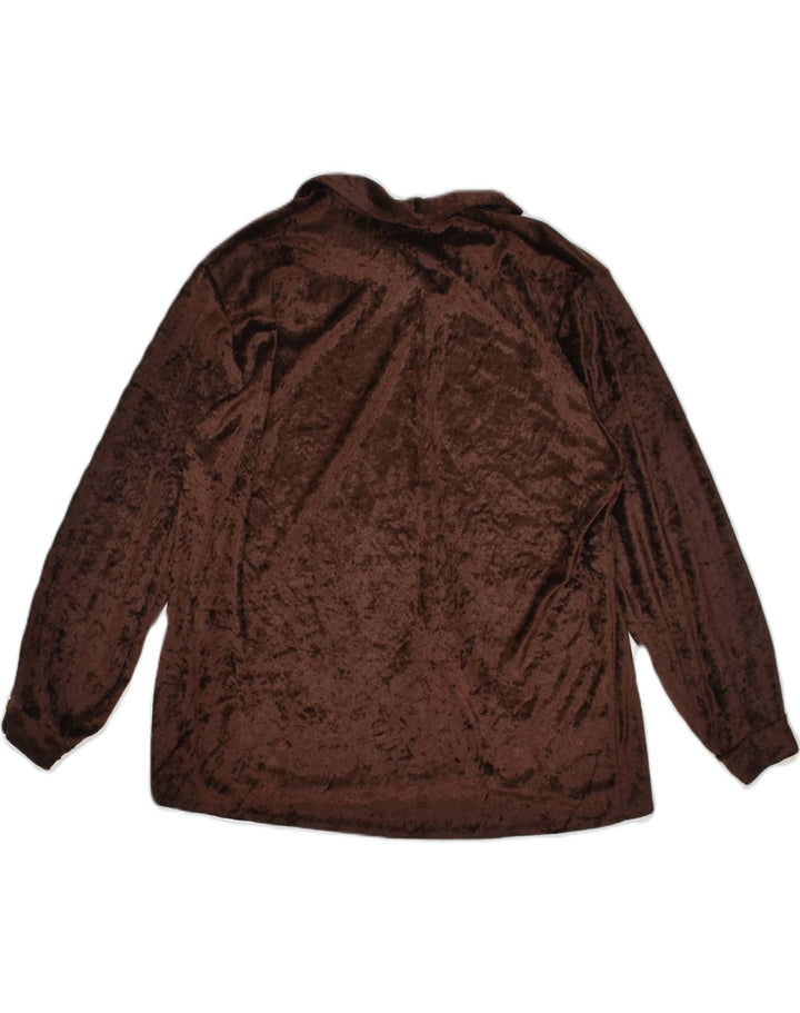 VINTAGE Womens Shirt UK 18 XL Brown | Vintage Vintage | Thrift | Second-Hand Vintage | Used Clothing | Messina Hembry 