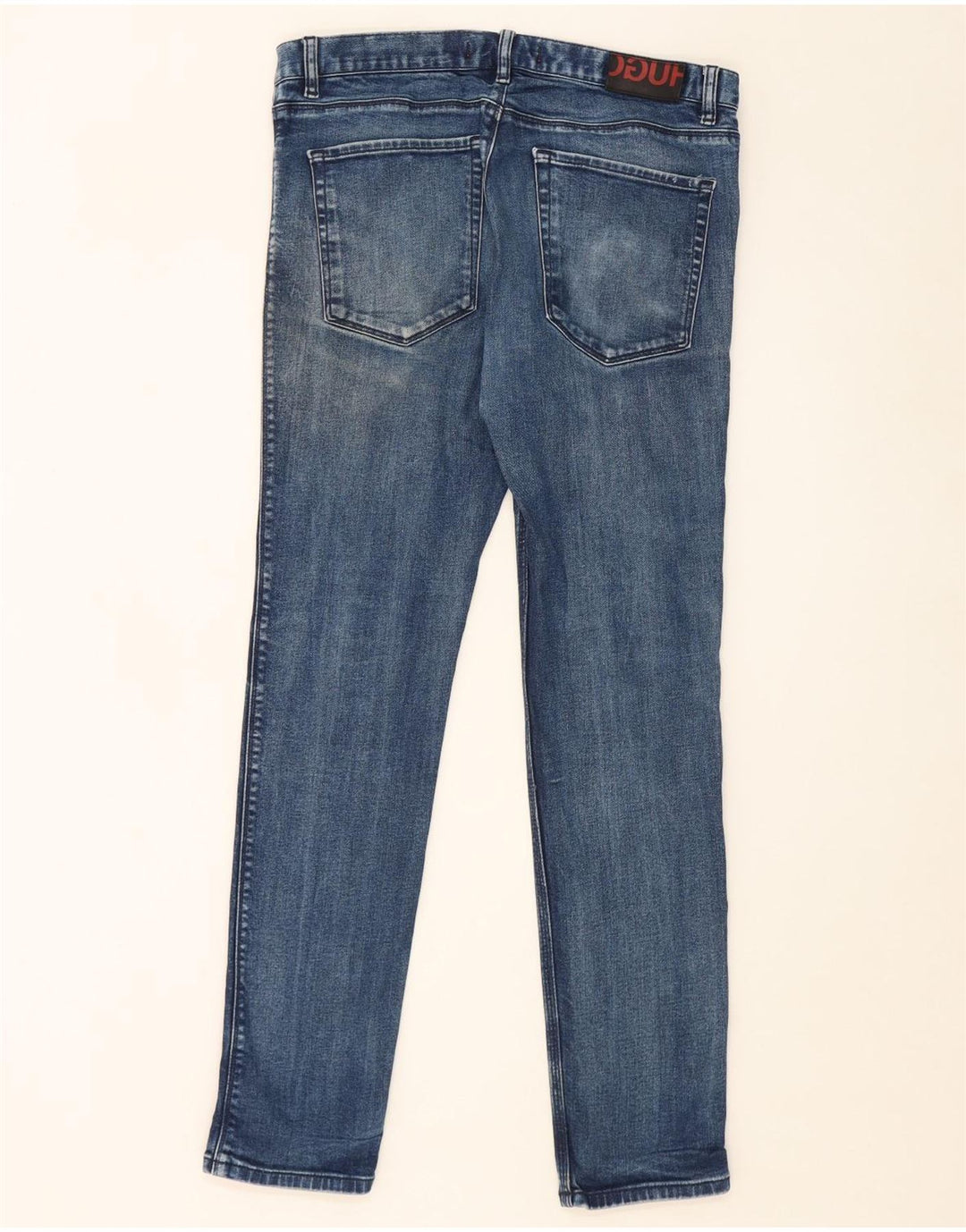 Hugo Boss Herren Slim Jeans W34 L34 Blaue Baumwolle