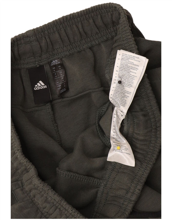 Adidas Herren-Trainingshose aus mittlerer Khaki-Baumwolle