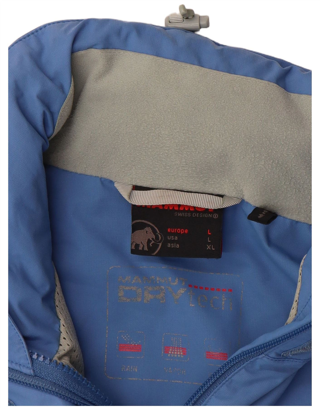 Mammut Damen Regenjacke mit Kapuze UK 16 Large Blau