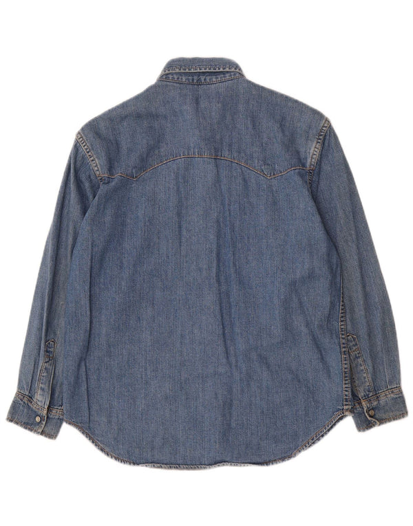Lee Denim-Hemd für Jungen, 9–10 Jahre, Größe S, blaue Baumwolle