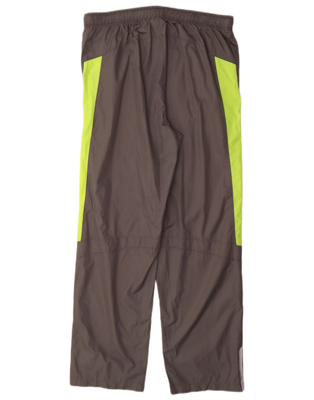 RUSSELL ATHLETIC Mens Tracksuit Trousers Medium Grey Colourblock Polyester