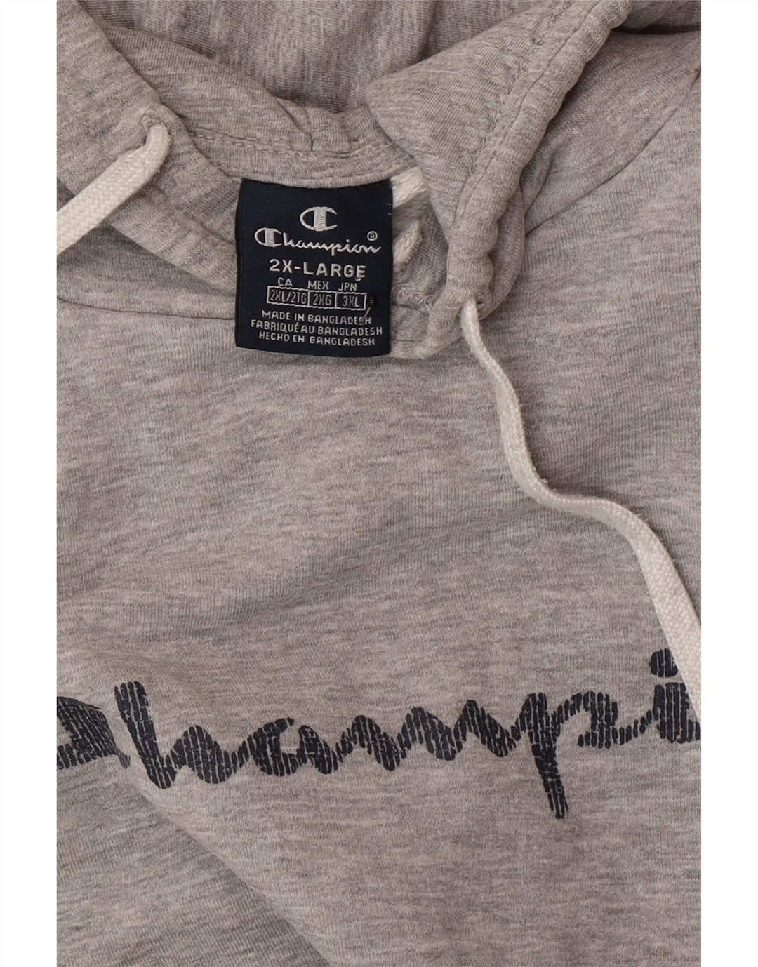 Champion Herren Graphic Hoodie Pullover 2XL Grau