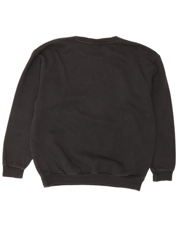 PUMA Damen Loose Fit Graphic Sweatshirt Pullover UK 12 Medium Schwarz