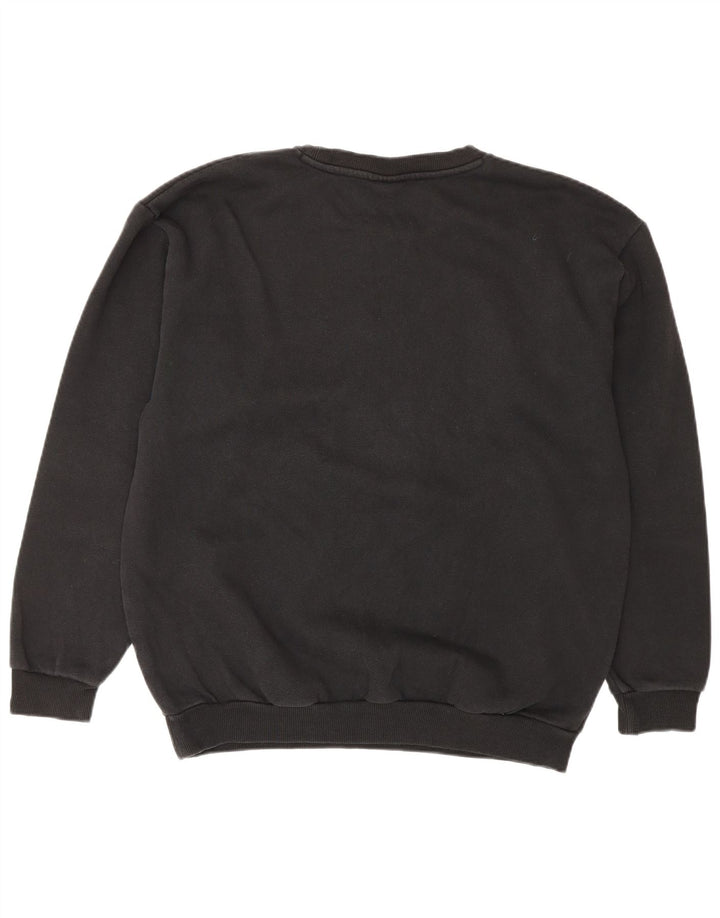 PUMA Damen Loose Fit Graphic Sweatshirt Pullover UK 12 Medium Schwarz