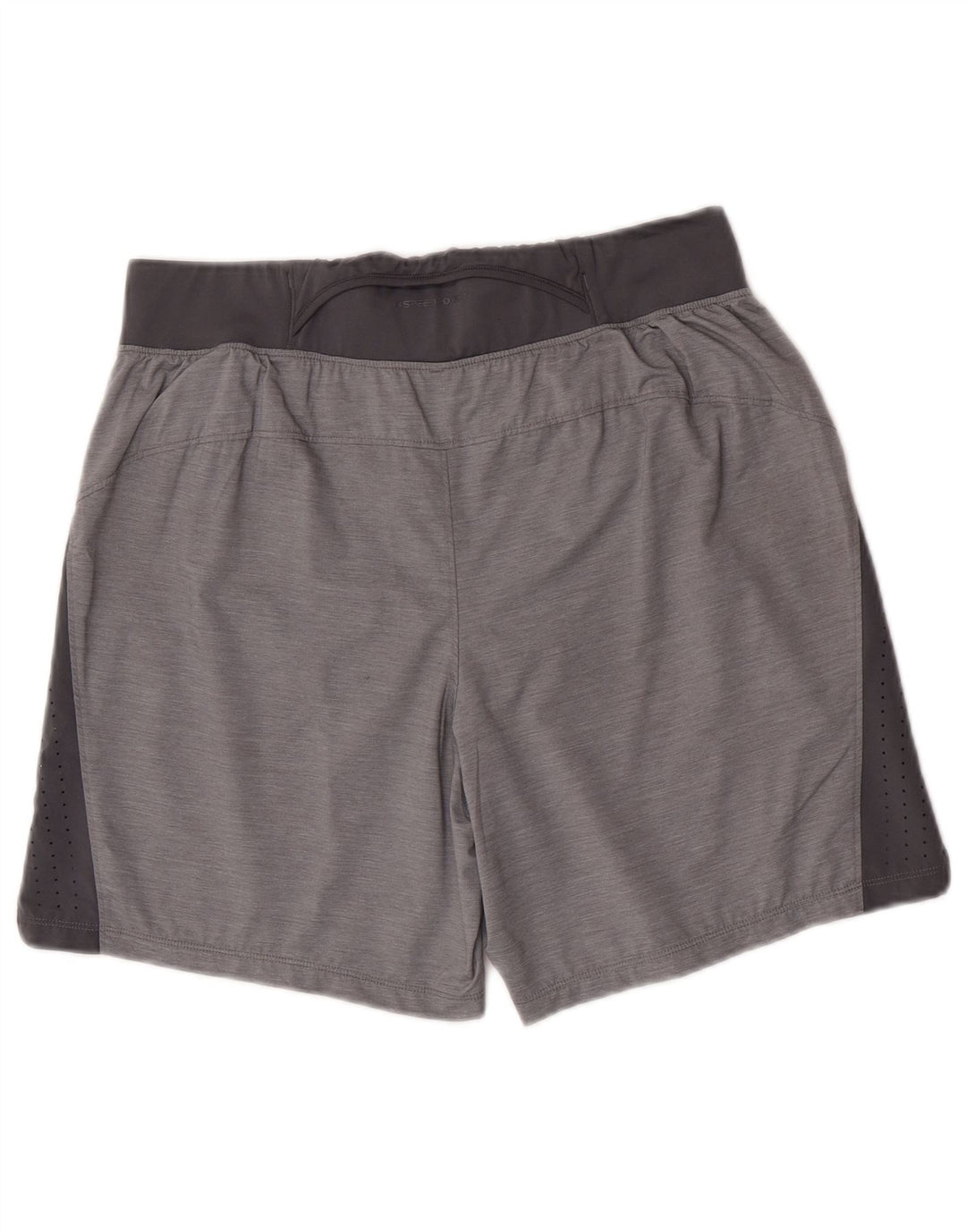 Under Armour Herren-Sportshorts, großes graues Colourblock-Polyester