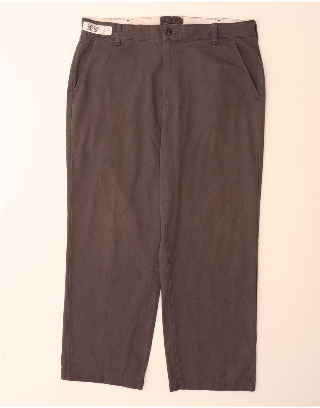 RED KAP Gerade Chinohose für Herren, W38, L29, Grau, Polyester