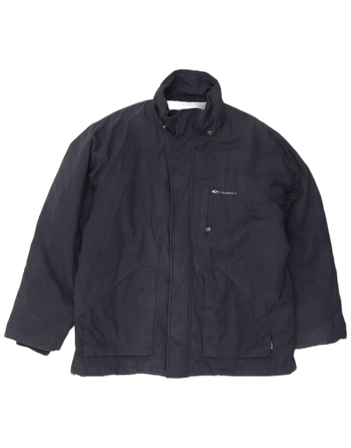 O'Neill Herren-Windbreaker-Jacke mit Grafik, UK 40, Größe L, Marineblau, Farbblock