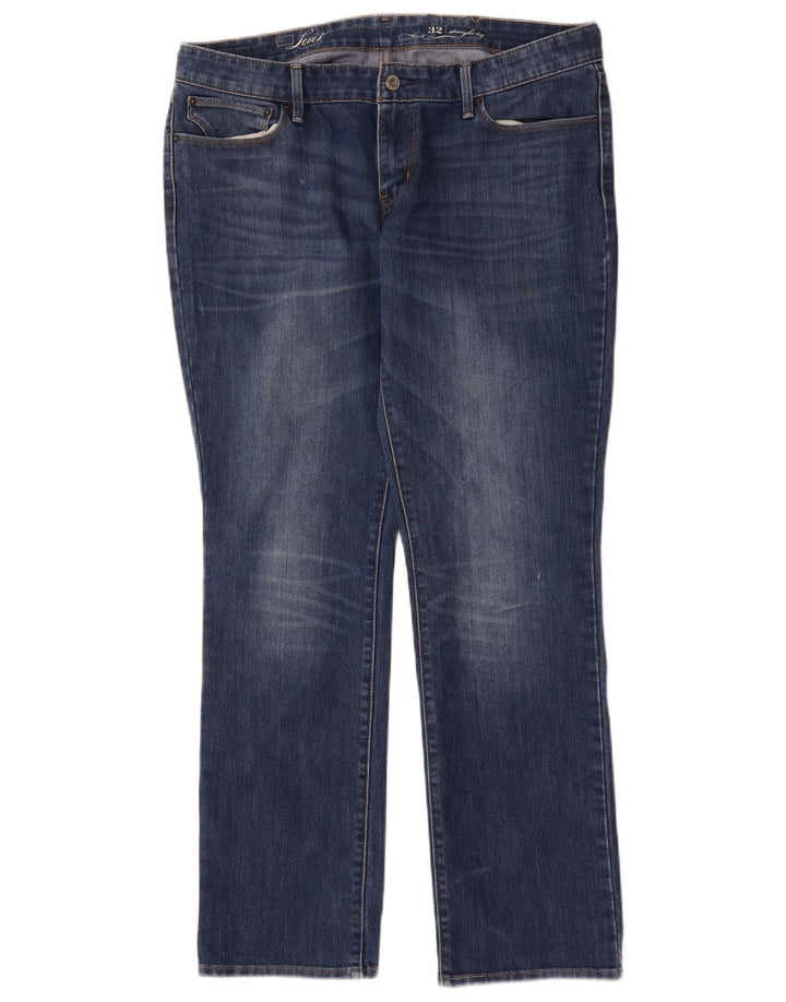LEVI'S Damen Straight Jeans W32 L31 Blau