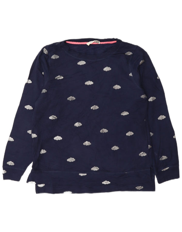Oasis Damen-Sweatshirt mit Grafik, übergroß, Gr. 10, Marineblau