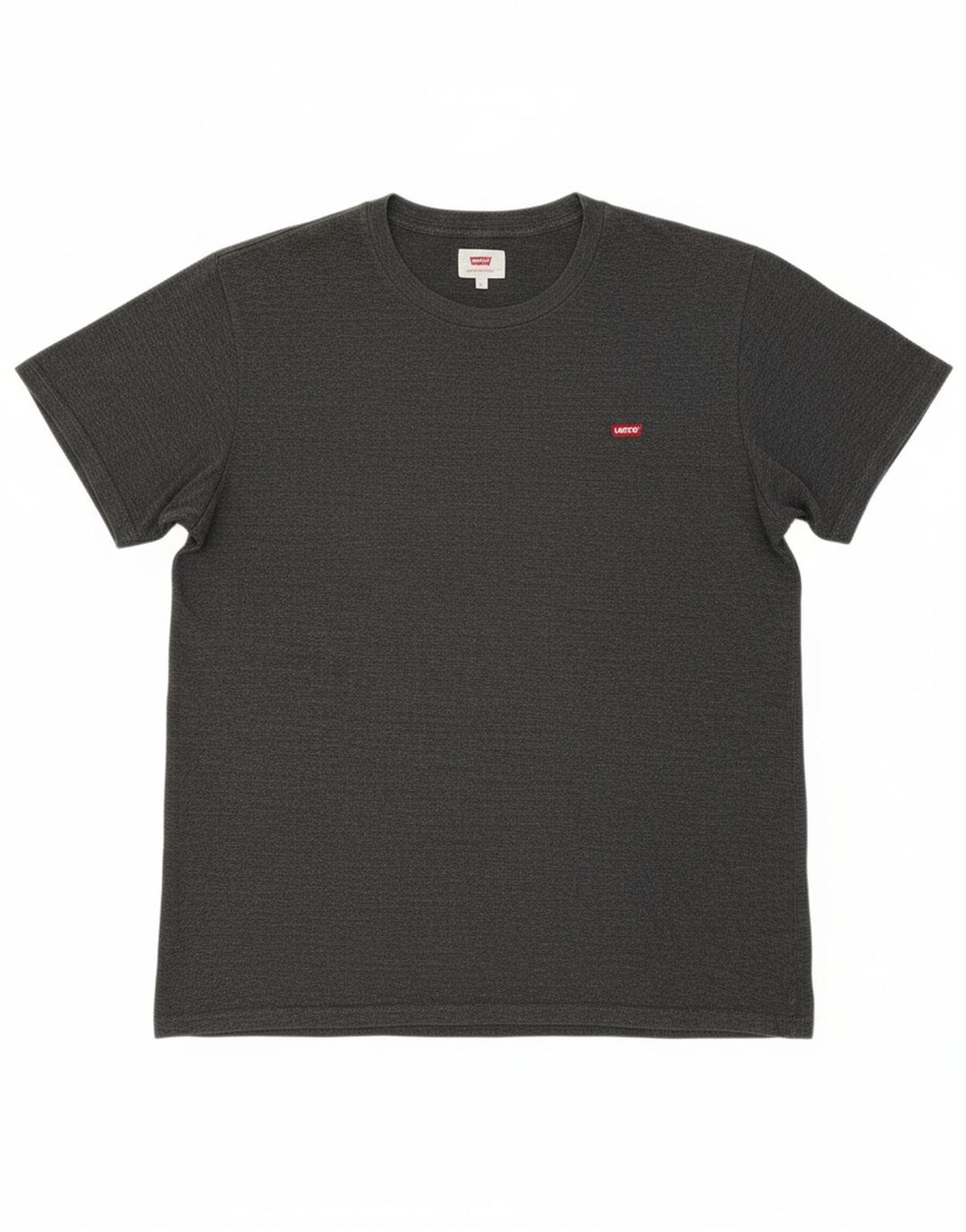 LEVI'S Mens T-Shirt Top Large Grey Flecked Cotton