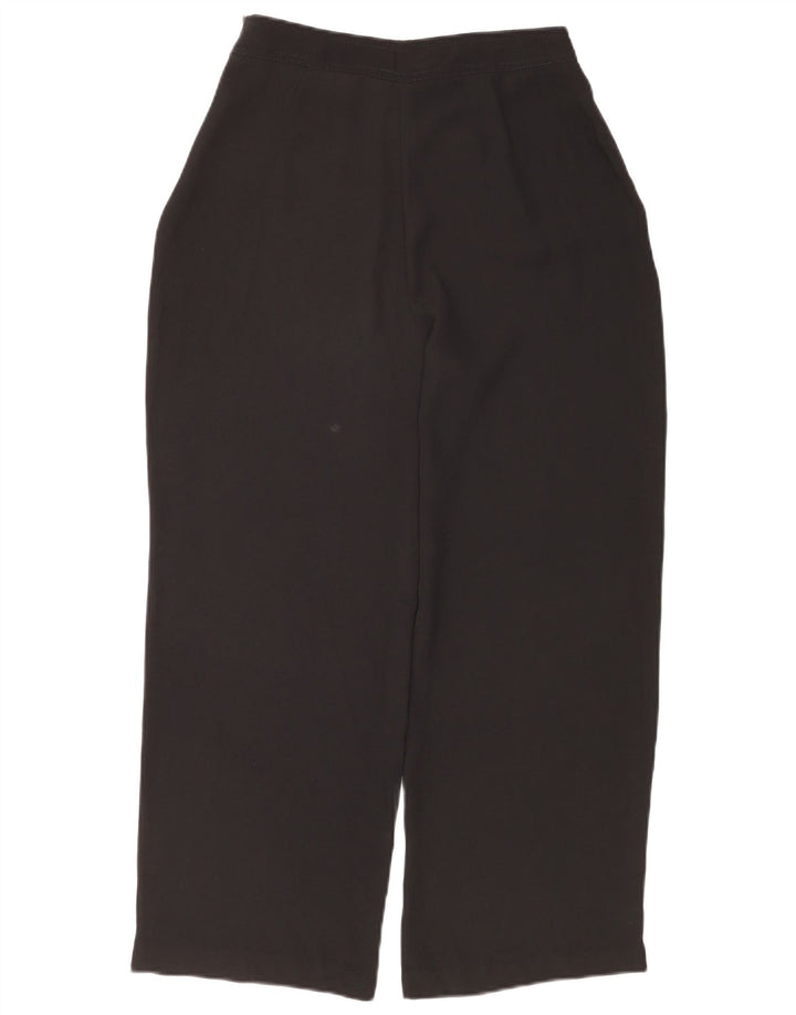 Zara Damen-Hose mit lockerer Passform, EU 40, Mittel W30 L26, Schwarz, Polyester