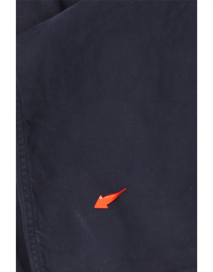 GANT Mens Hayes Slim Casual Trousers W36 L34 Navy Blue Cotton