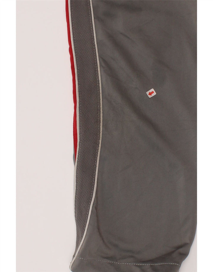 Puma Jungen-Trainingshose, 4–5 Jahre, graues Colourblock-Polyester