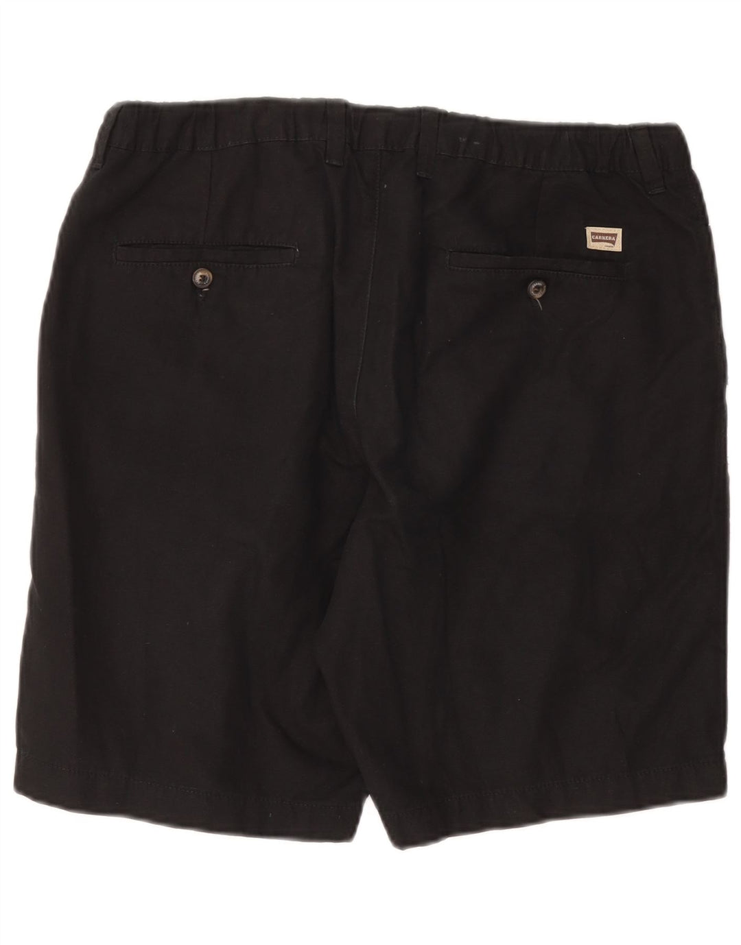 CARRERA Herren VERONA Chino-Shorts, Größe L, W36, schwarze Baumwolle