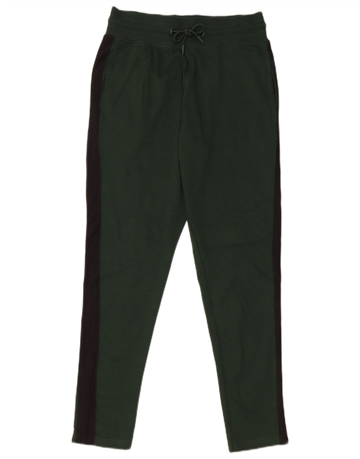 Zara Herren-Trainingshose, kleine grüne Colourblock-Baumwolle