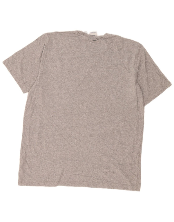 Adidas Herren T-Shirt Top XL Grau Baumwolle