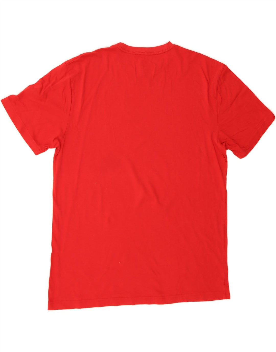 TOMMY HILFIGER Mens T-Shirt Top Large Red Vintage Tommy Hilfiger and Second-Hand Tommy Hilfiger from Messina Hembry 