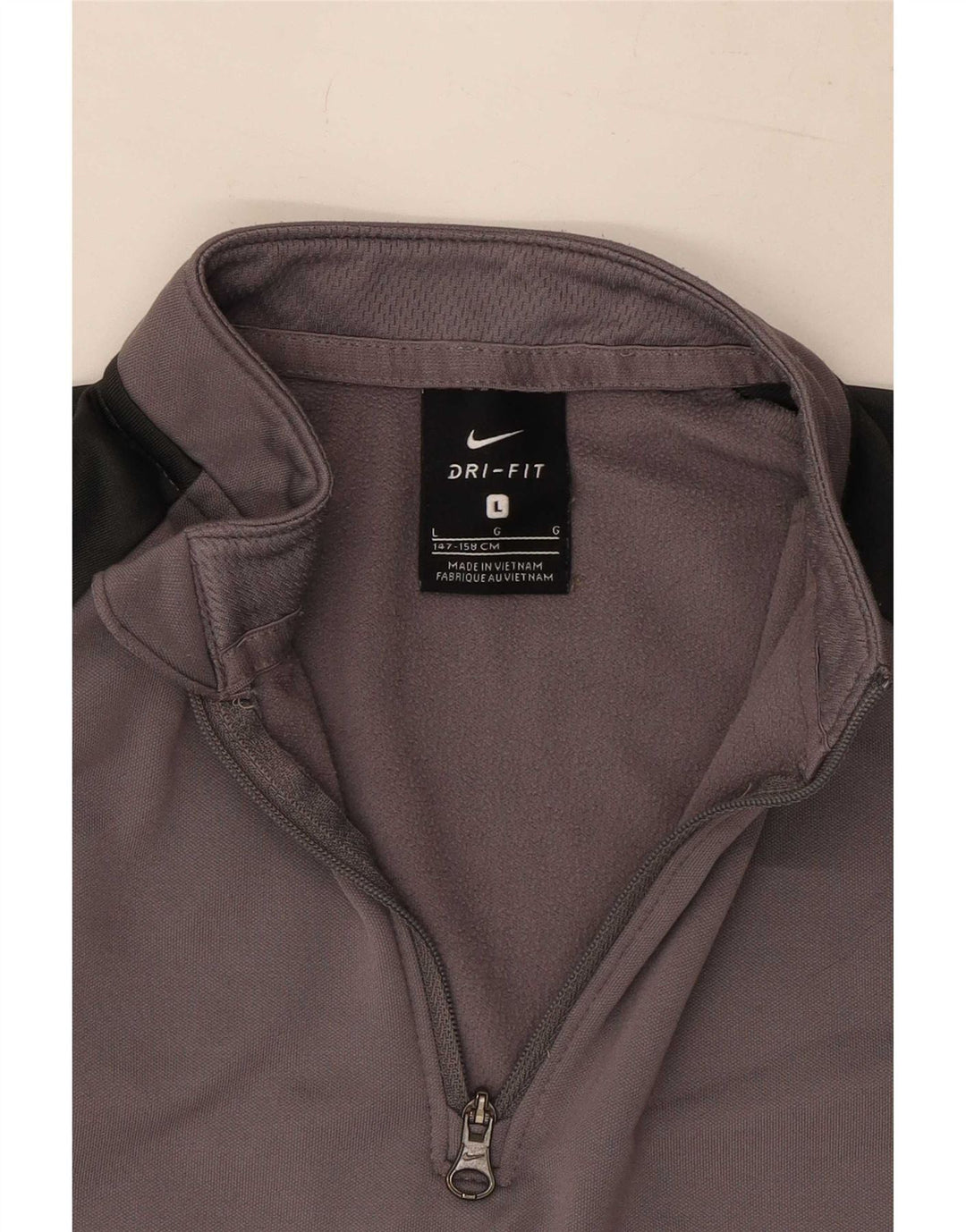 Nike Dri Fit Graphic Pullover-Trainingsanzug für Jungen, 12–13 Jahre, Größe L, Grau