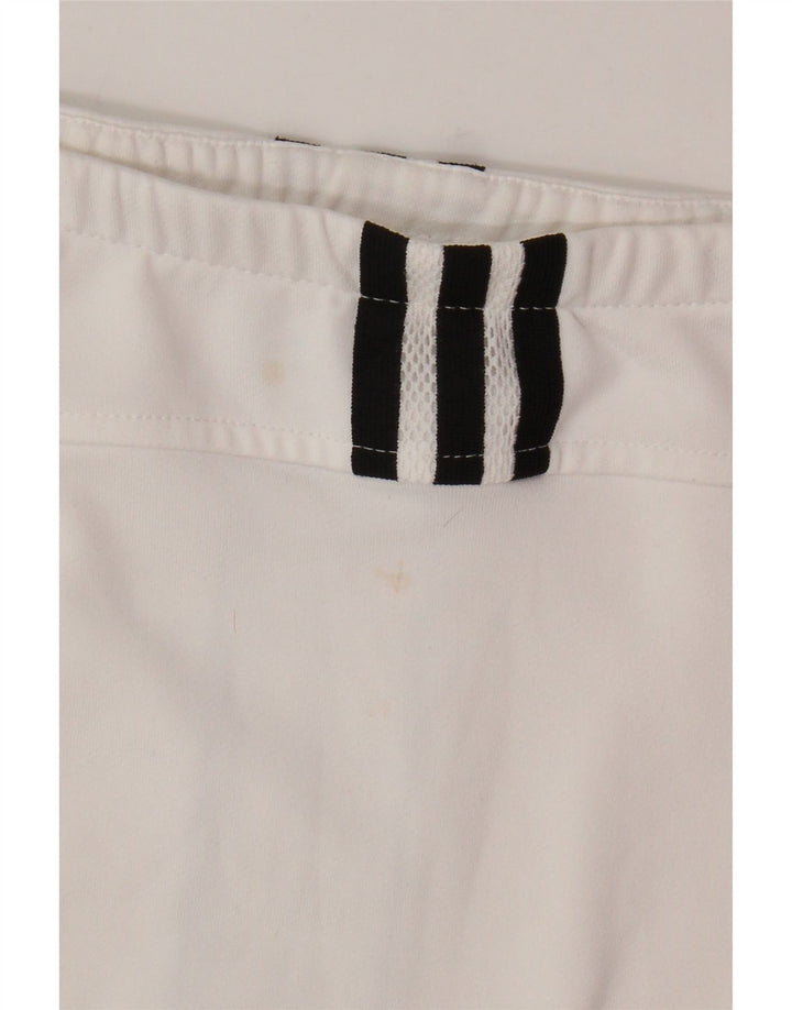 Adidas Damen Climalite Tennisrock UK 10 Small Weiß Polyester