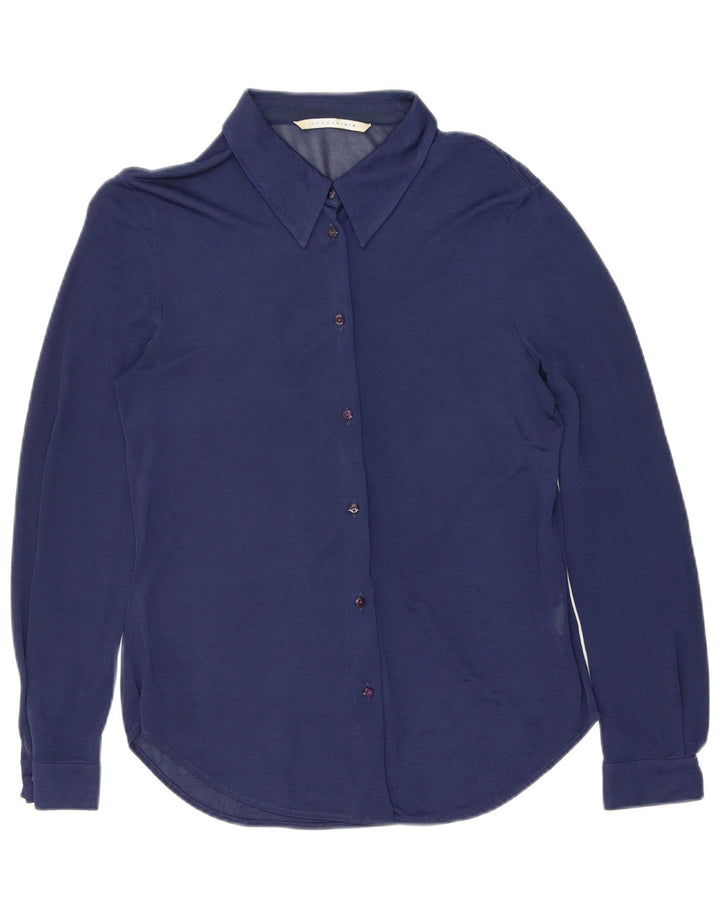 Penny Black Damen-Hemdbluse, UK 14, mittleres Marineblau