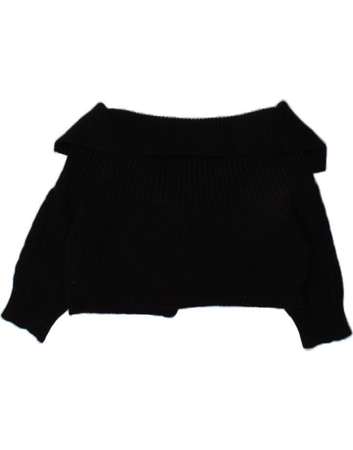 MAX & CO. Girls Crop Cardigan Sweater 10-11 Years  Black Vintage Max & Co. and Second-Hand Max & Co. from Messina Hembry 