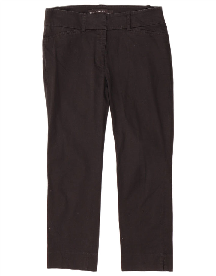 Zara Damen kurze Hose EU 38 Small W28 L24 Schwarz