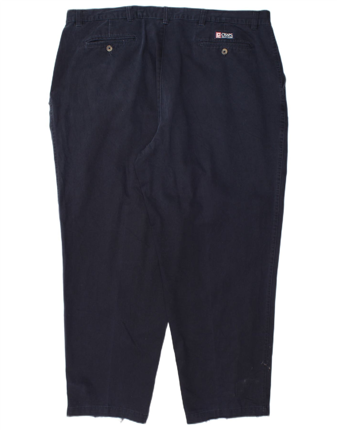 CHAPS Herren-Chinohose mit Pegged, W44, L30, marineblaue Baumwolle