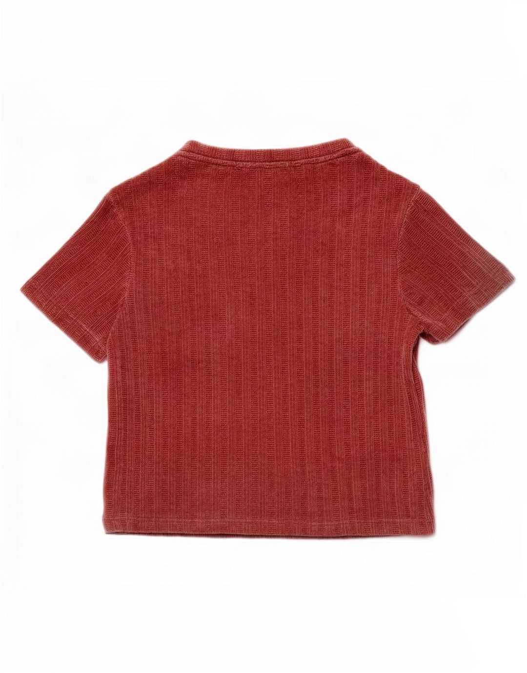 Zara Damen Velours-Blusenoberteil, UK 10, Größe S, Rot, Polyester