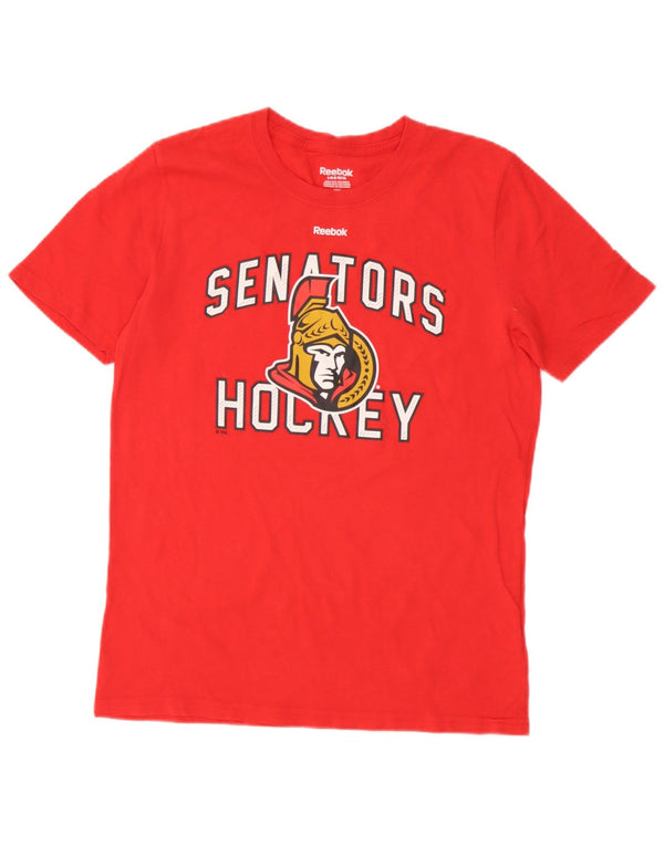 Reebok Jungen Ottawa Senators Grafik-T-Shirt-Oberteil, 14–15 Jahre, Größe L, Rot