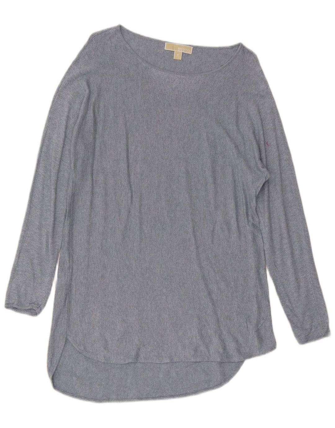 MICHAEL KORS Damen Pullover mit U-Boot-Ausschnitt, UK 14, Mittelblau