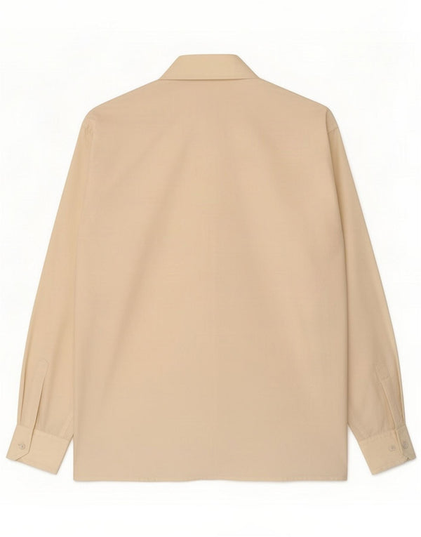 Vintage Herrenhemd Größe 41 16 Large Beige