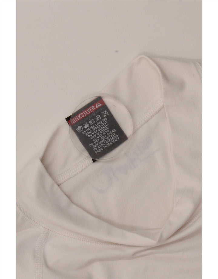 Quiksilver Herren-T-Shirt mit Grafik, 2XL, weißes Nylon