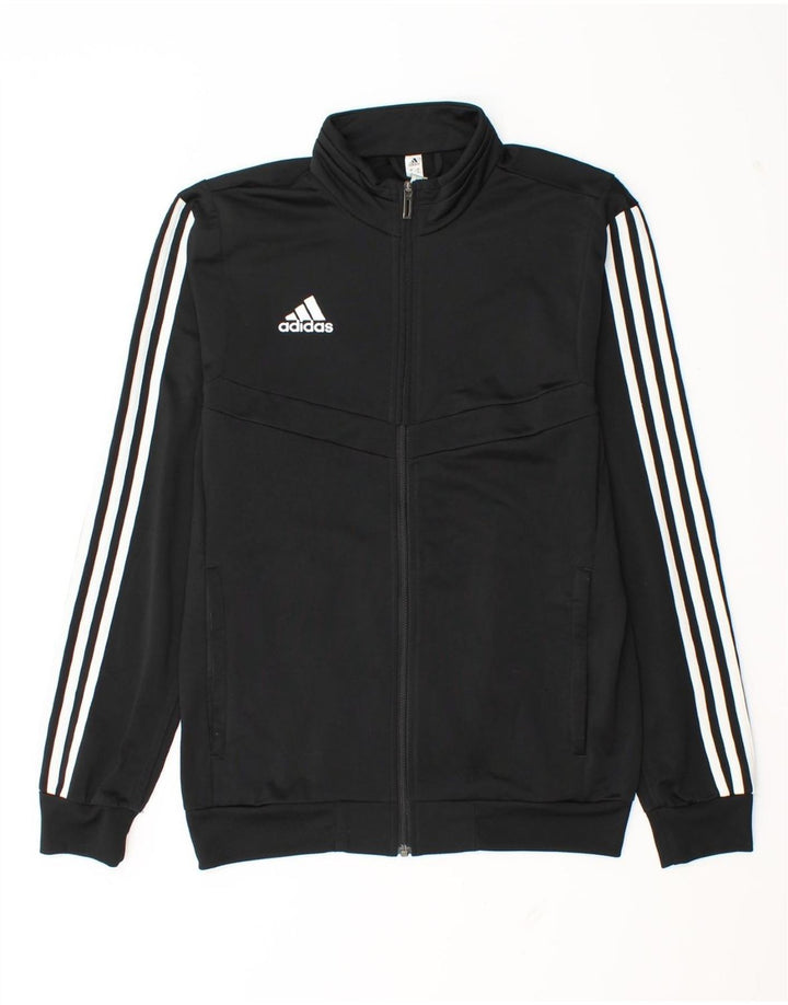 Adidas Herren Trainingsanzug Top Jacke Small Schwarz Polyester