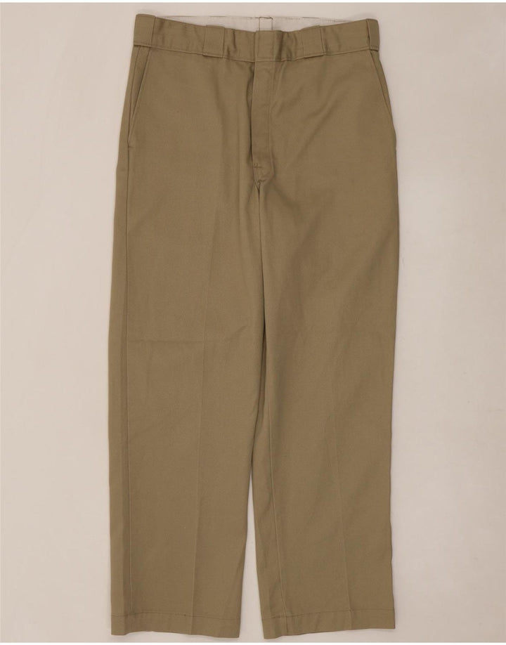Dickies gerade Chino-Hose für Herren, W34, L30, Khaki, Polyester
