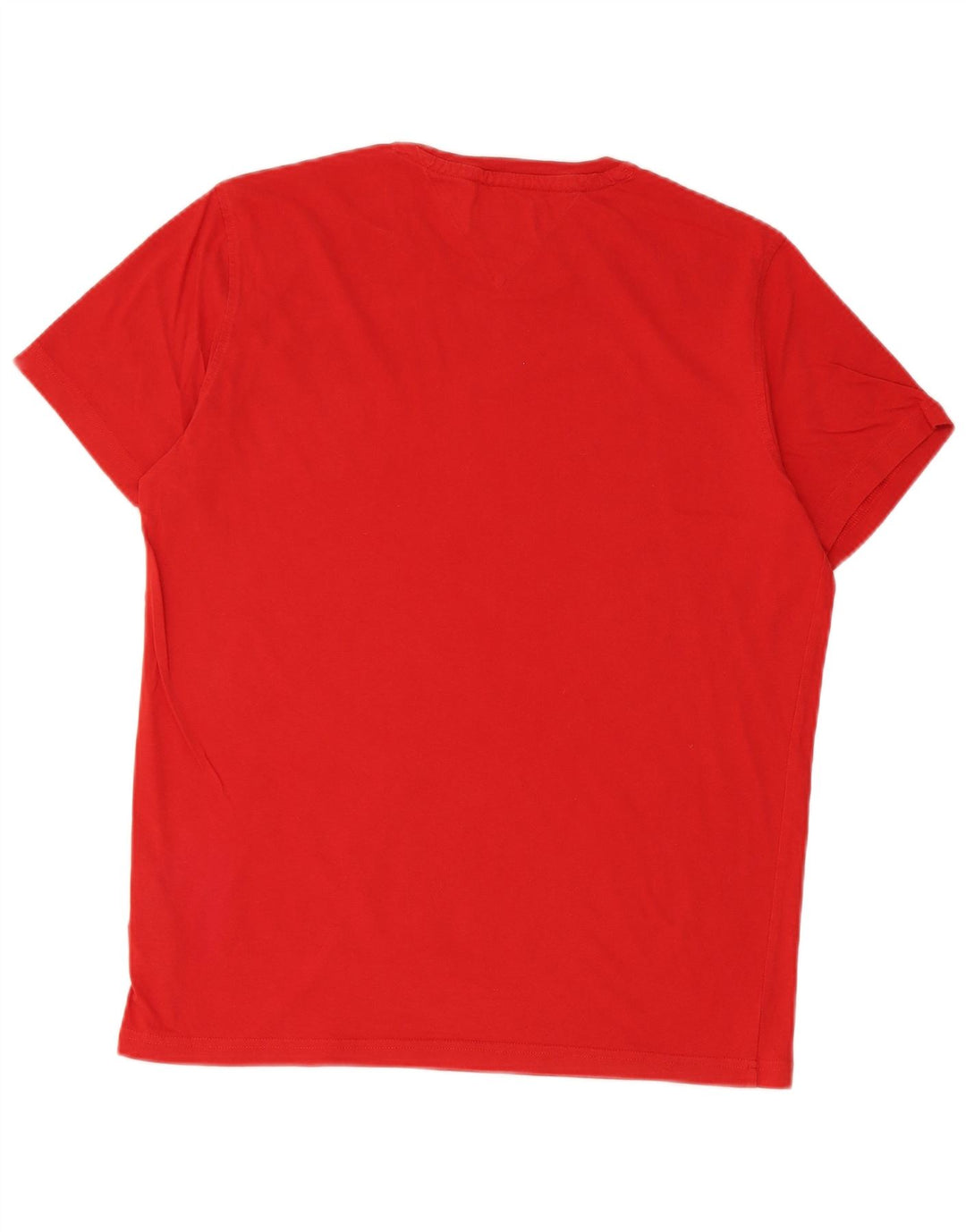 Tommy Hilfiger Herren T-Shirt Top Große rote Baumwolle