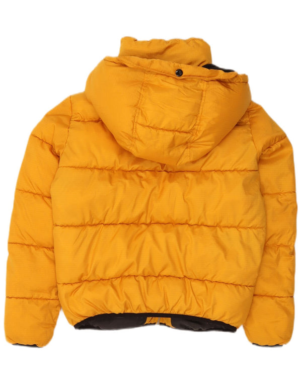 G-Star Wattierte Damenjacke mit Kapuze, UK 14, Mittelgelb, Polyester