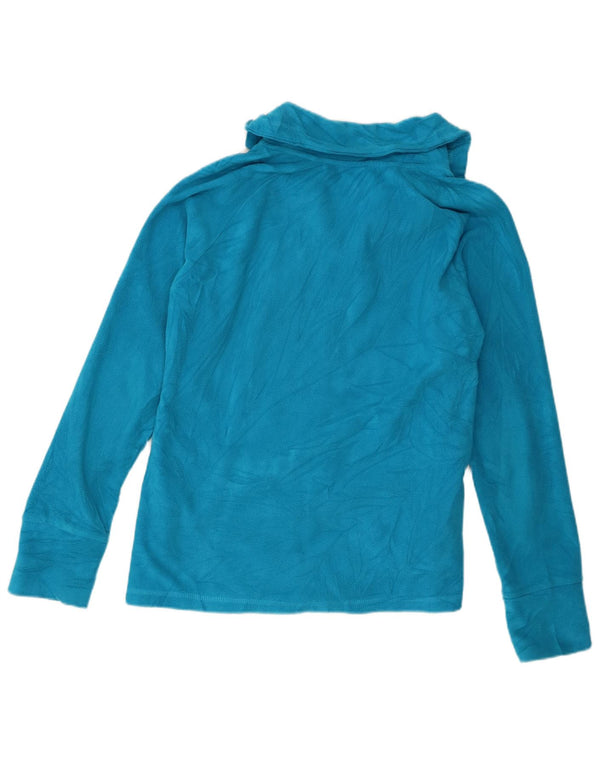 Calvin Klein Damen Fleecejacke UK 16 Large Blau Polyester