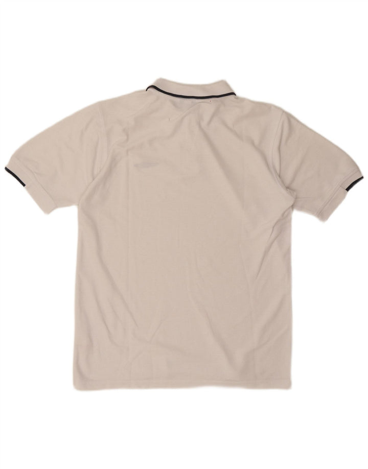 Umbro Herren-Poloshirt, mittelweißes Polyester