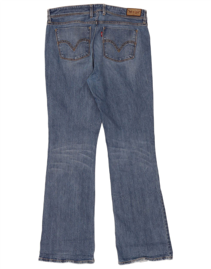 Levi's Damen 629 Bootcut Jeans W33 L32 Blaue Baumwolle