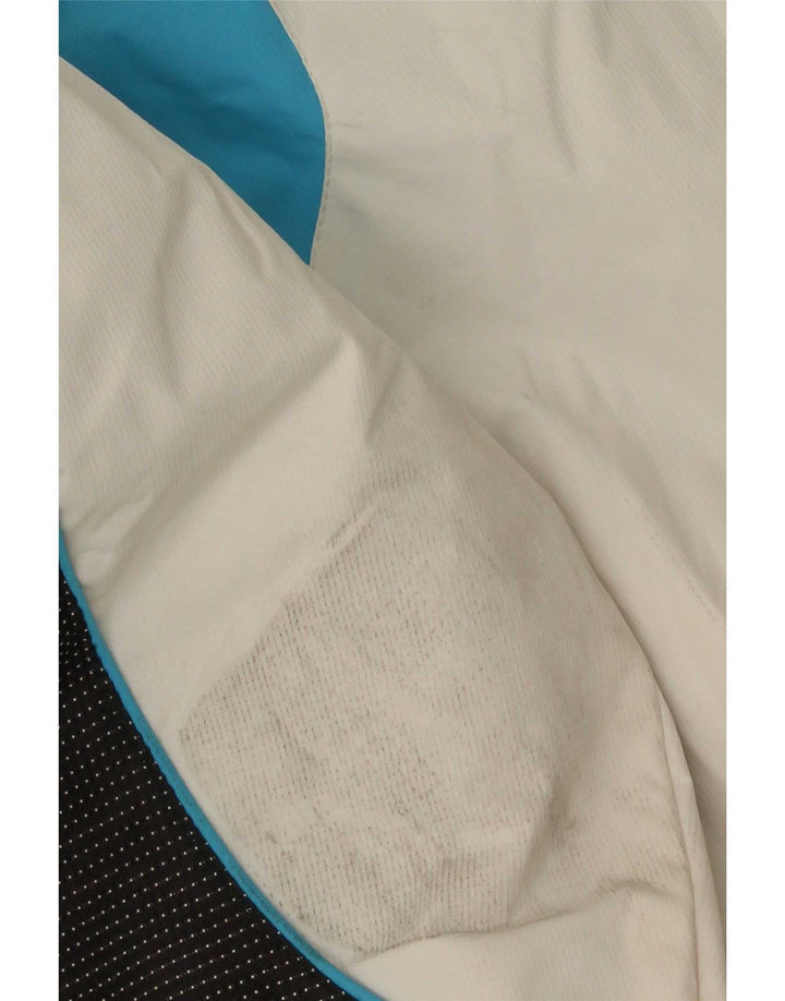 Pyramid Herren-Skijacke mit Kapuze, UK 44, 2XL, Weiß, Farbblock