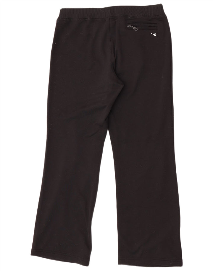Diadora Damen-Trainingshose, UK 14, Mittelschwarz, Polyester