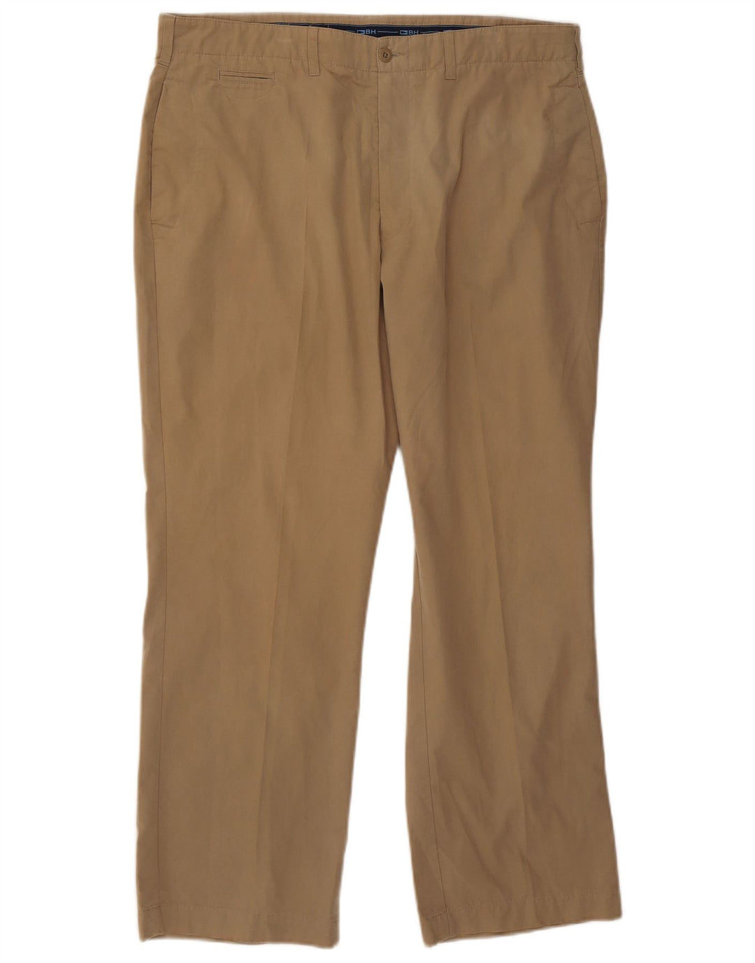 Marks & Spencer Herren Blue Harbor Bootcut Chinohose W38 L29 Beige