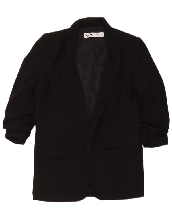 Offene Blazerjacke für Damen von Zara, Gr. 10, Größe S, Schwarz