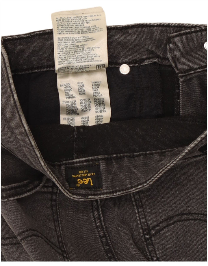 Lee Damen Elly Slim Jeans W29 L24 Graue Baumwolle