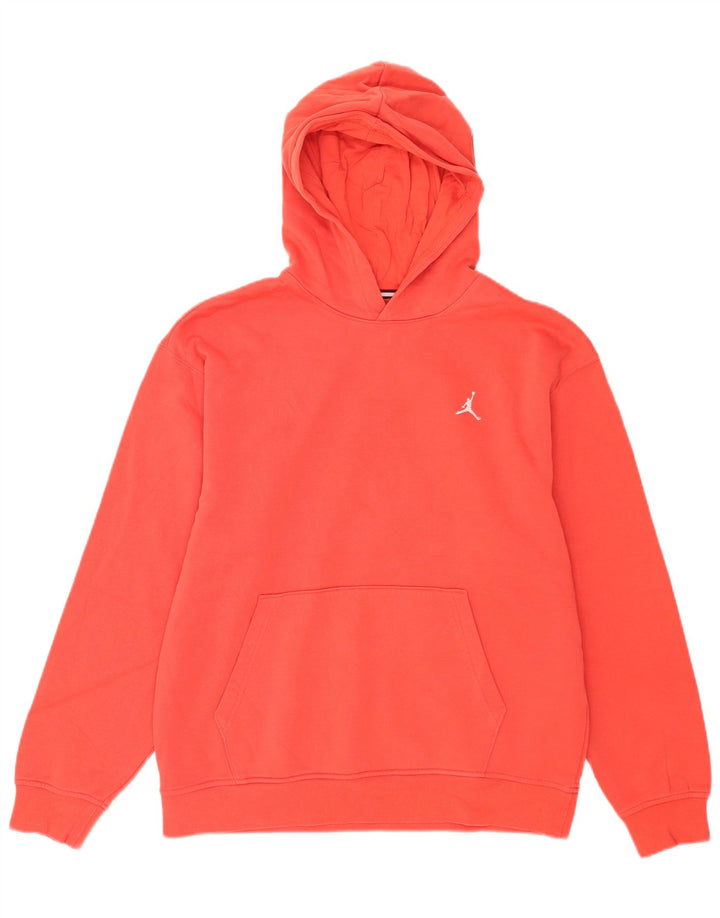 Jordan Herren-Kapuzenpullover, groß, aus roter Baumwolle