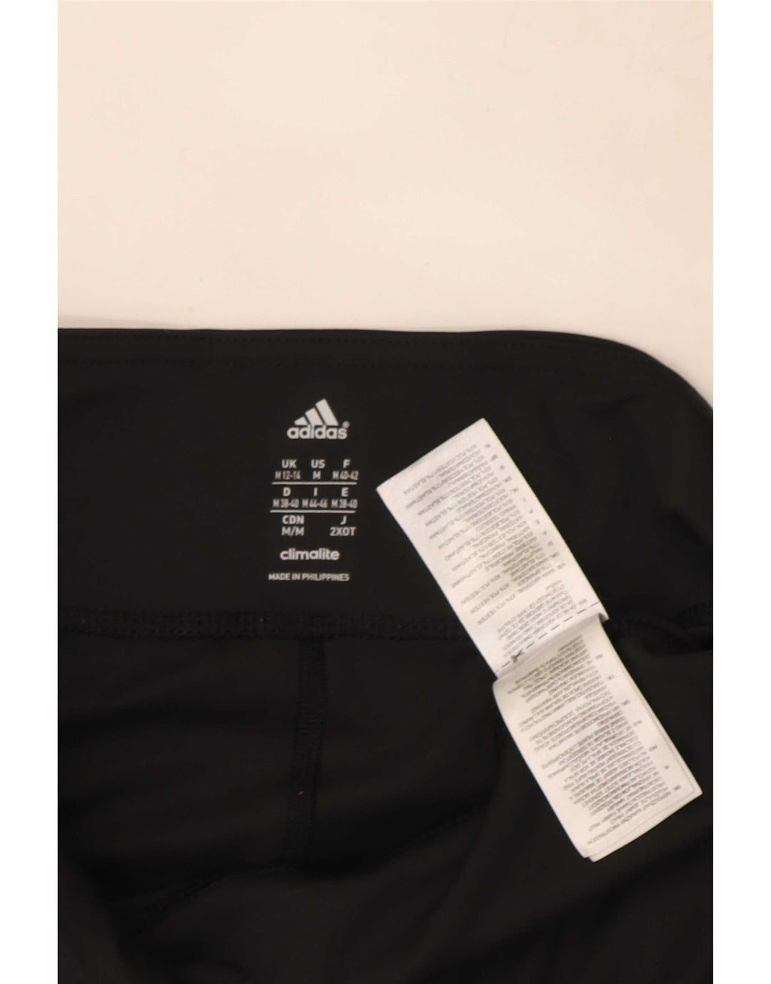 Adidas Damen Climalite Leggings UK 12/14 Medium Schwarz Polyester